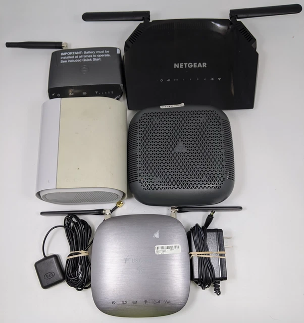 Assorted Wi-Fi Router Devices Lot of 5