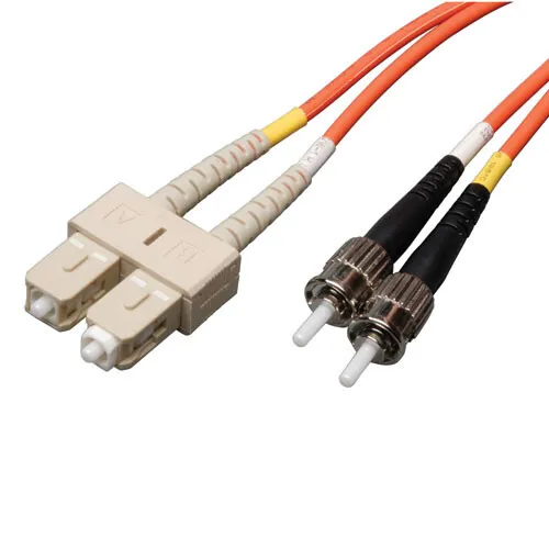 Tripp Lite 10FT SC to ST Duplex Multimode 62.5/125 Fiber Patch Cable - Orange