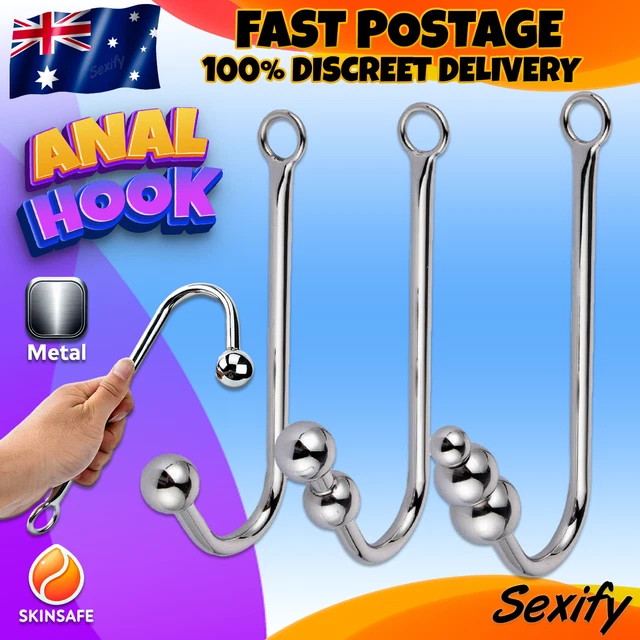 BDSM ANAL HOOK Large Fetish Beads Plug Steel Metal Bondage Restraint Sex Toy $23.95 - PicClick AU BDSM ANAL HOOK Large Fetish Beads Plug Steel Metal Bondage Restraint Sex Toy $23.95 - PicClick AU