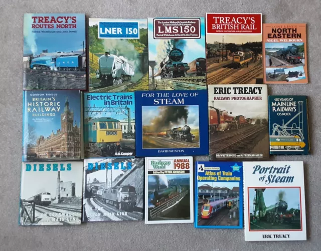 Train Books, Railway, History Books Job Lot Journeys Etc