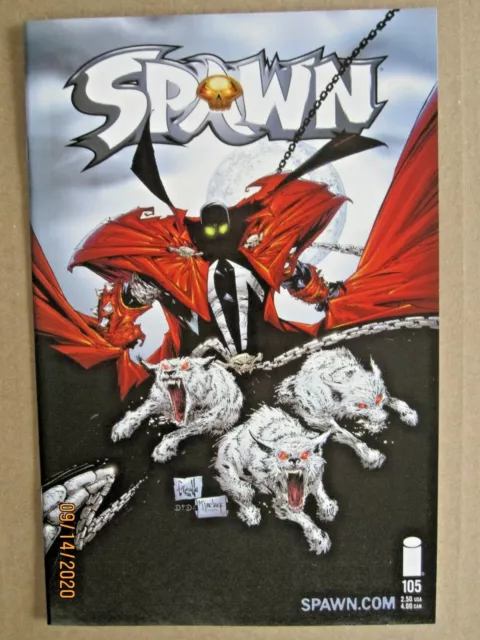2001 Image Comics Spawn #105 #107 Greg Capullo & Todd Mcfarlane Cover Lot Of 2