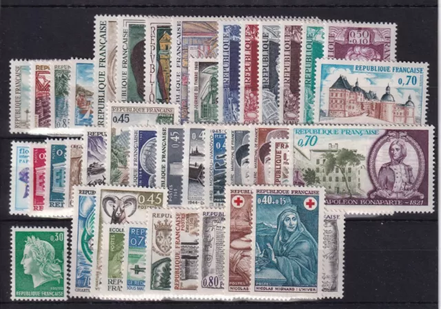 France Annee Complete 1969  Neuf**   Cote: 28 €