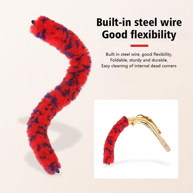 SAXOPHONE CLEANING BRUSH Saxophone Mouth Tube Cleaning Neck Sax h Brush