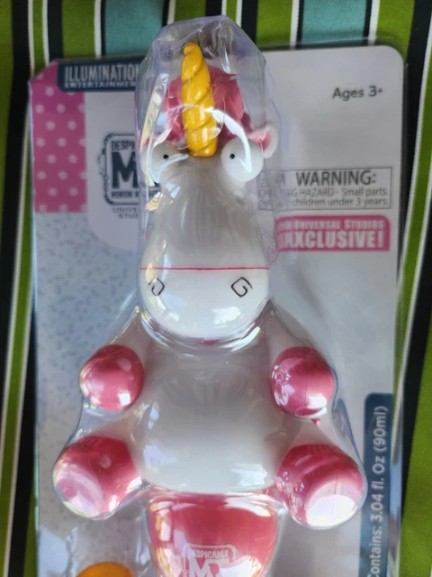 Universal Studios Exclusive Despicable Me Fluffy The Unicorn Bubble Wand NEW