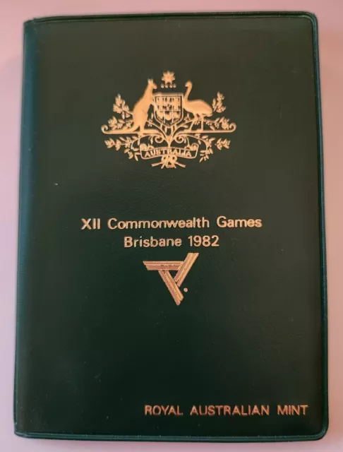 1982 6 Coin Uncirculated Ram Set Australian Decimal Coin Set In Folder