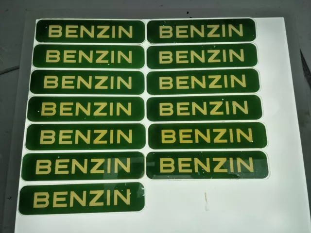 Alte Benzin Glasscheibe für alte Benzin Zapfsäule 50er Jahre # 2