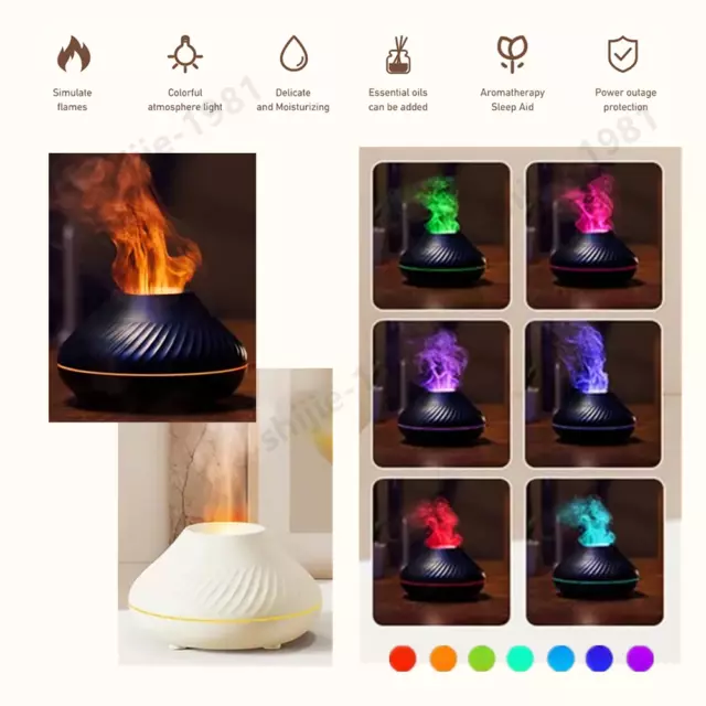 Aroma Essential Oil Diffuser Air Purifier LED Ultrasonic Aromatherapy Humidifier