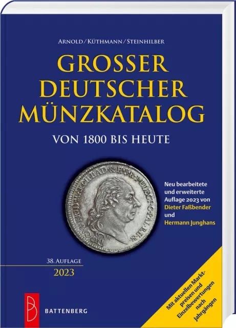 Großer deutscher MÜNZKATALOG Deutsche Münzen Buch 2023 Katalog ab 1800 NEU