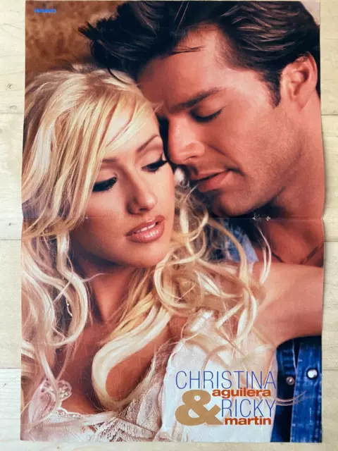 Christina Aguilera & Ricky Martin + No Angels A3 Poster