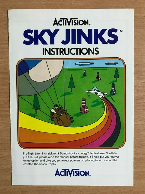 ATARI 2600 - SKY JINKS - Instruction Manual