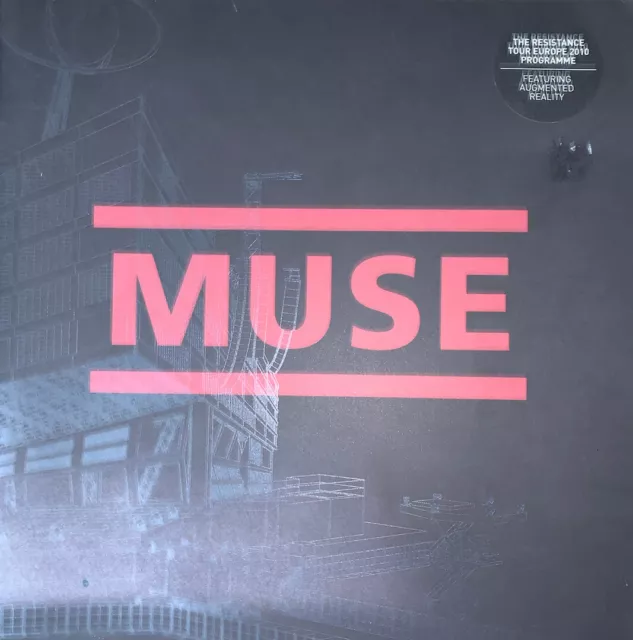 Souvenir Tour Program MUSE 2010 RESISTANCE TOUR Europe.COLLECTABLE PROGRAM/Guide