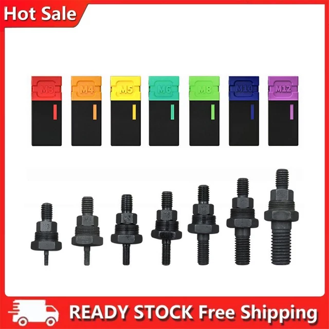 M3-M12 Rivet Nuts Rivetnut Flat Head Insert Nut Metric Threaded Nutsert Bolt Kit