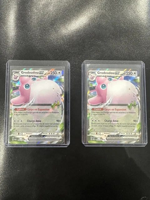 Coffret Pokémon Grodoudou Ex 40/165 – Ultraboost X Écarlate Et Violet, 10 Cartes Françaises
