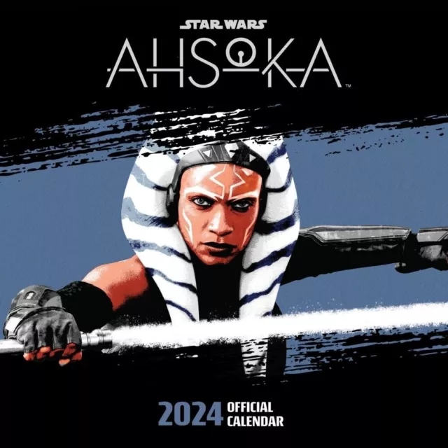 2024 CALENDAR STAR Wars Ahsoka Tano Square Wall Hanging Month to View