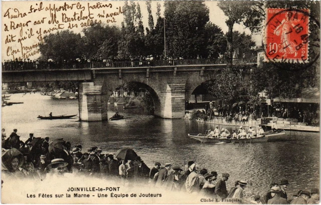 CPA AK Joinville le Pont Les Fetes s la Marne FRANCE (1283474)