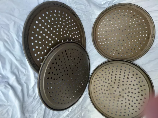 17" Pizza Pan American Metalcraft Super Perforated Anodized AL (Lots of 5)