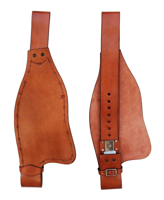 ANTIQUESADDLE Ensemble de paires de garde-boue en cuir de rechange pour...