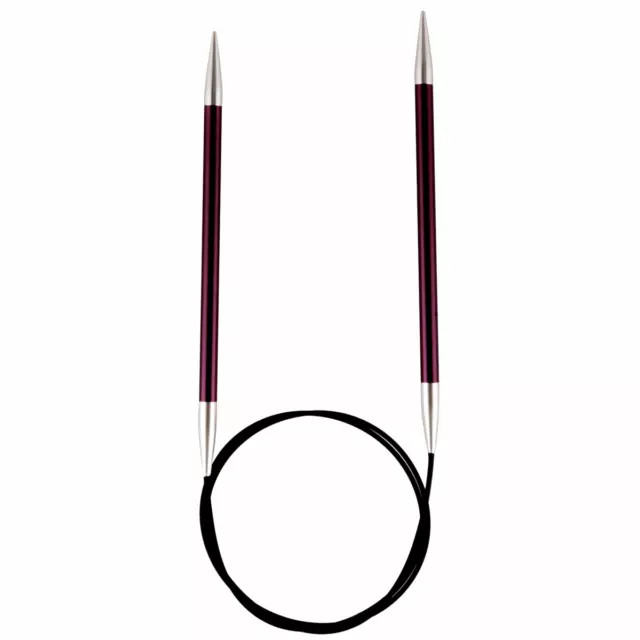 KnitPro Zing: Knitting Pins: Circular: Fixed: 80cm x 3.00mm