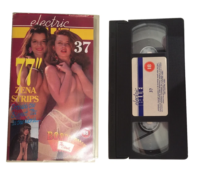 ELECTRIC BLUE 37 VHS tape Erotic - Zena Fulsom 77" - Vicki Lee