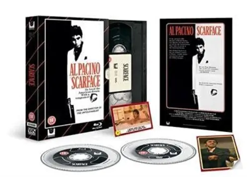 Movie Scarface - Limited Edition Vhs Collection Dvd + Blu-Ray Blu-ray NEUF