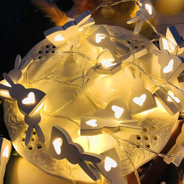 Luci A LED A Forma Di Rosa, 20 Pezzi, Batteria - Decorazione Romantica Per San Valentino, Matrimoni, Feste - 5