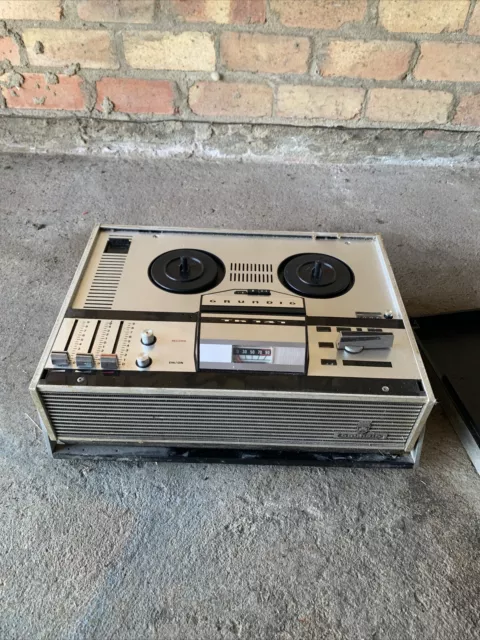 Vintage Grundig Tk141 Reel To Reel Player Tape Recorder