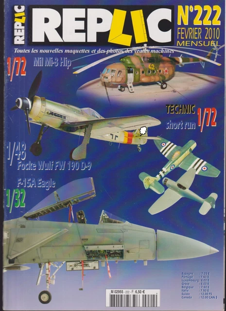 Revue Replic N°77 Aviation - Tupolev Tu-2, Focke Wulf FW 190 D-9, Potez 25 A2, Occasion En Bon état