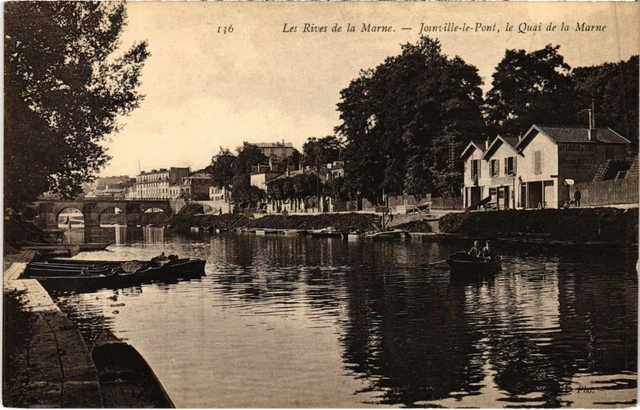 CPA AK Joinville le Pont Le Quai de la Marne FRANCE (1283444)