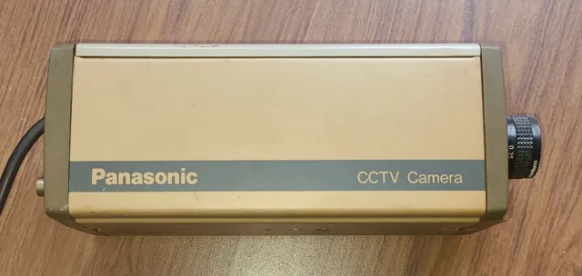 Vintage Panasonic WV- 1410 CCTV Security Camera 16mm 1:1.4  Tv Lens