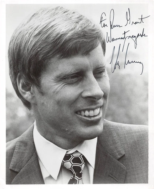 John Tunney California Senator and Congressman Vintage Autograph Signed Photo