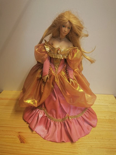 Poupée Porcelaine Franklin Heirloom Meg, Série 4 Filles Docteur March, 44 Cm