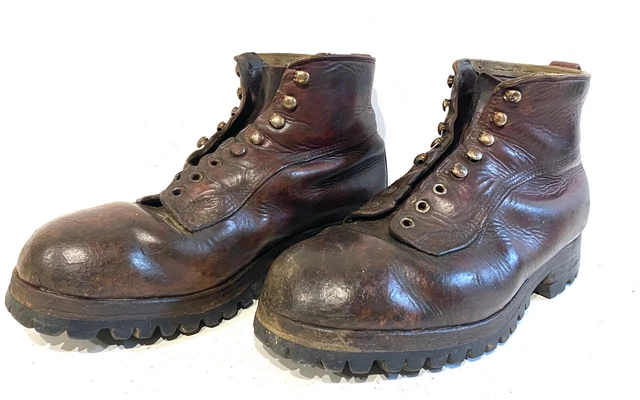 Brodequins Allemands WW2 (réplique) - Taille 45, Marron - Neufs, Chaussures De Soldat