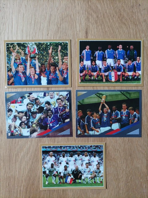Lot 3 Stickers Panini Equipe De France 98 Zidane – Carrefour Team France 2018