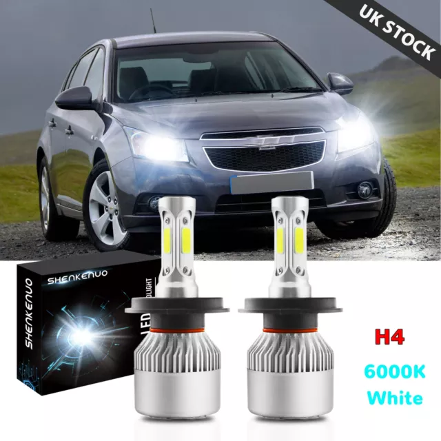 H4 Upgrade Xenon white Super 100w Headlight Ultra Bright Light 472 Hid Car Bulbs