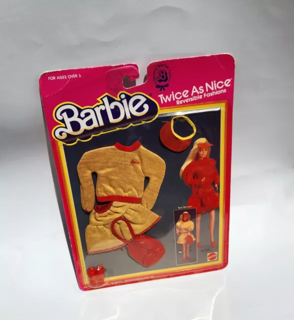 MATTEL Vintage Barbie Twice As Nice Reversible Fashions Mattel NEW! #4823