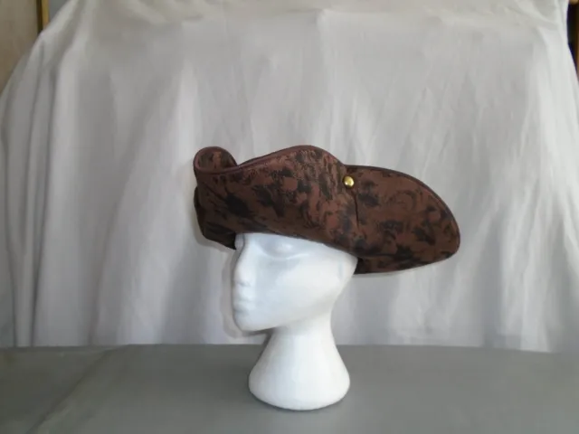 Cappello da pirata prova cappello di mais marrone rotto taglia unica teatro