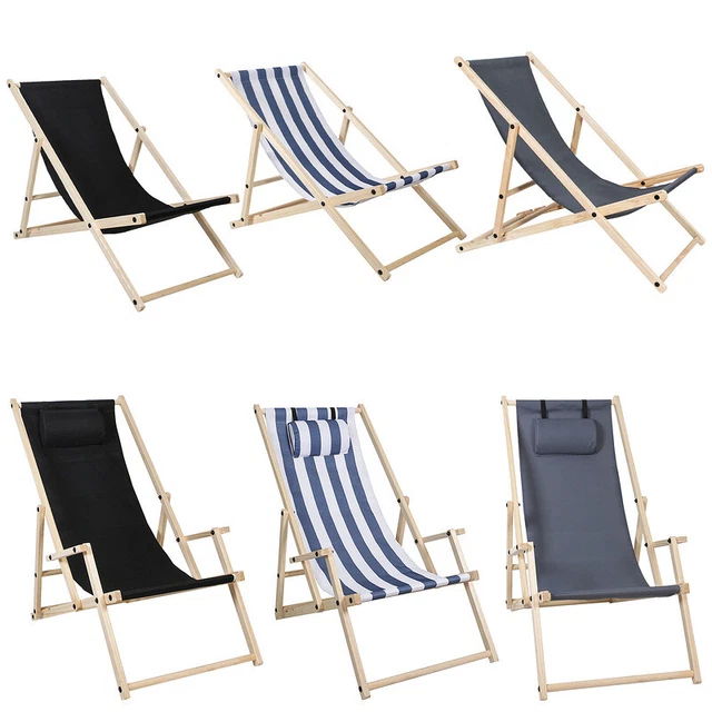 LIEGESTUHL KLAPPBAR STRANDLIEGE Holzliege klappliege Liege Klapp