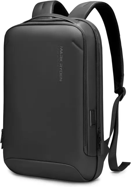 Laptop Backpack Fit 15.6 inch PC With USB Charging Plug, Lightweight Waterproof