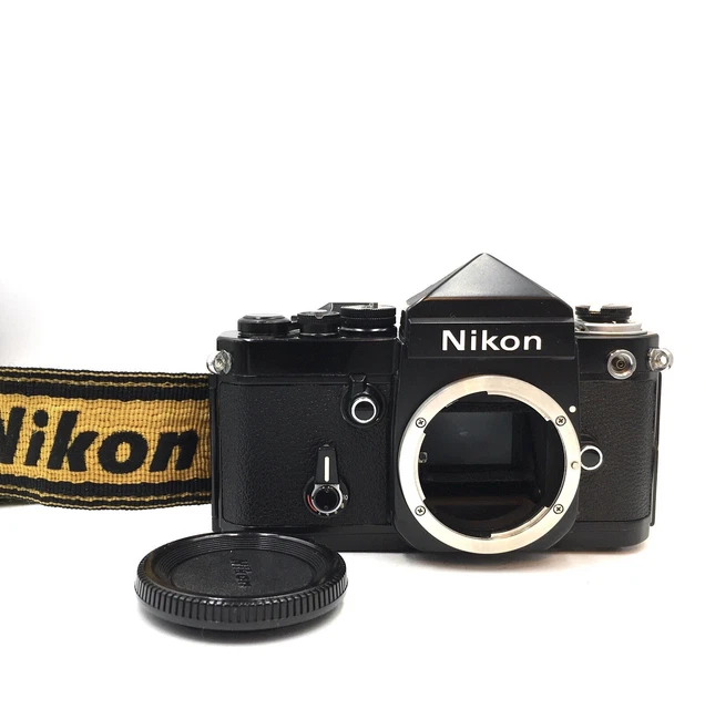 [ près De Mint ] Nikon F2 Eye Level Noir 35mm Appareil Photo Argentique SLR