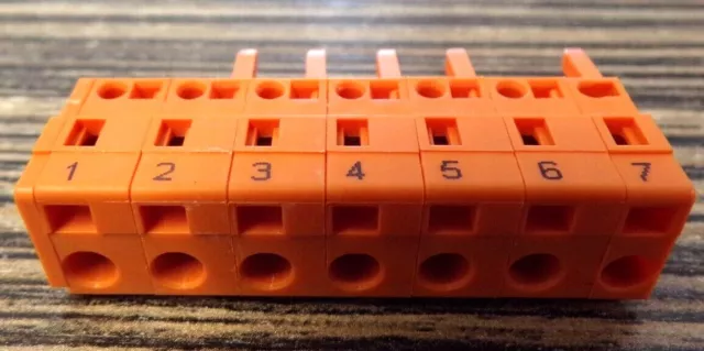 50 Connecteurs femelle avec plaque d'extrémité et connexion cage clamp WAGO