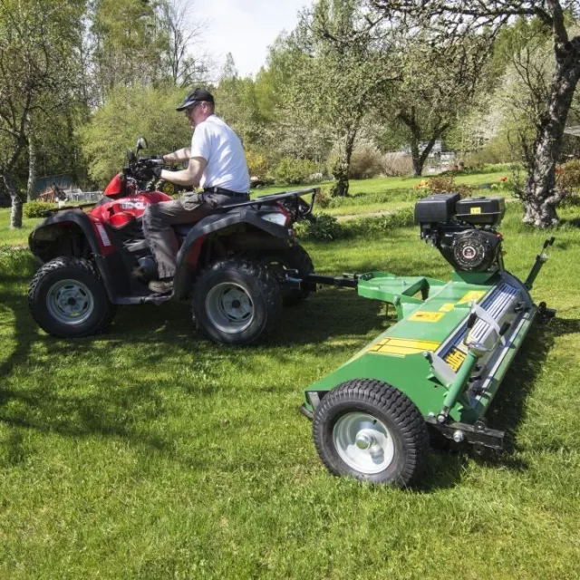 Schlegelmulcher 1,5 m Mulcher Quad ATV 1500 mm mit Klappe 13,5 PS Briggs Motor