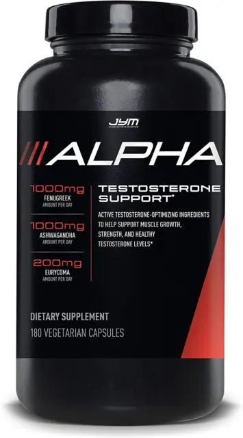 Soporte de testosterona Alpha JYM | vitalidad masculina, optimización hormonal, ashwagandh