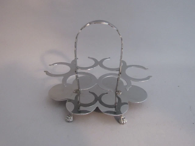 Vintage Farberware Chrome Shot Glass Tray Rack Caddy