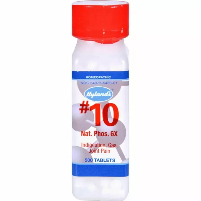 Hyland's #10  Nat Phos  6X 500 Tablets Homeopathic support for joint pain.