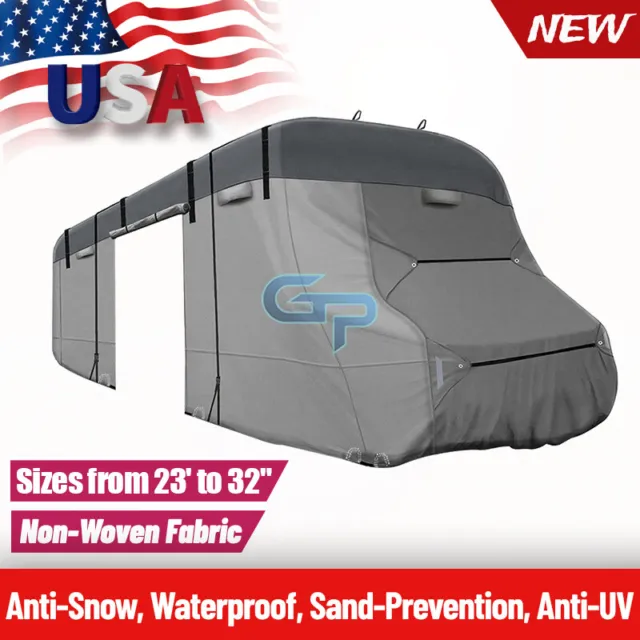 RV Cover Storage Anti-UV For Class C Motorhome Trailer Camper 23'-32'