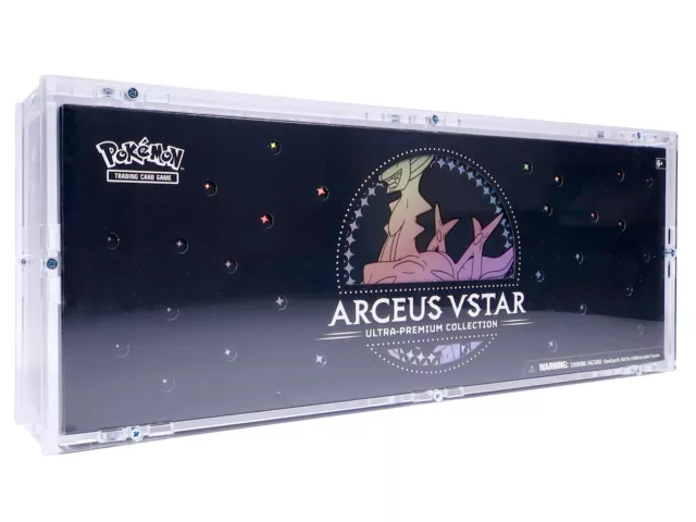 Custodia acrilica Pokemon Arceus Ultra Premium Collection custodia protettiva scatola Gamestop