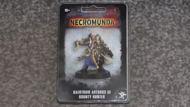 Juegos Workshop Necromunda Baertrum Arturos III Bounty Hunter Nuevo en Caja Forgeworld FW