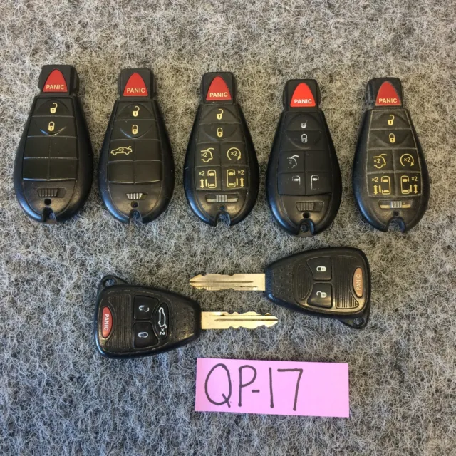 Locksmith Lot Factory OEM CHRYSLER DODGE JEEP Keyless Entry Remote Key Fob MIXED