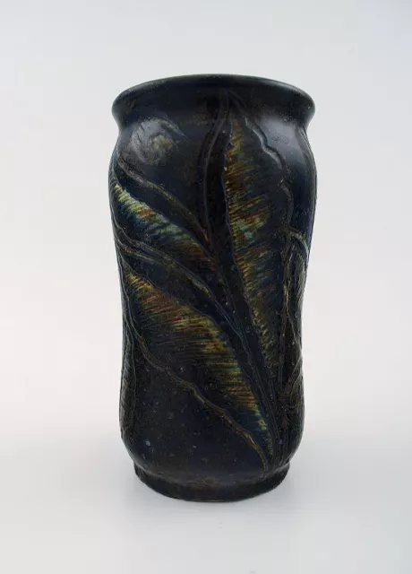 Unique Josef Ekberg, Gustavsberg Art Deco art pottery vase. 1925