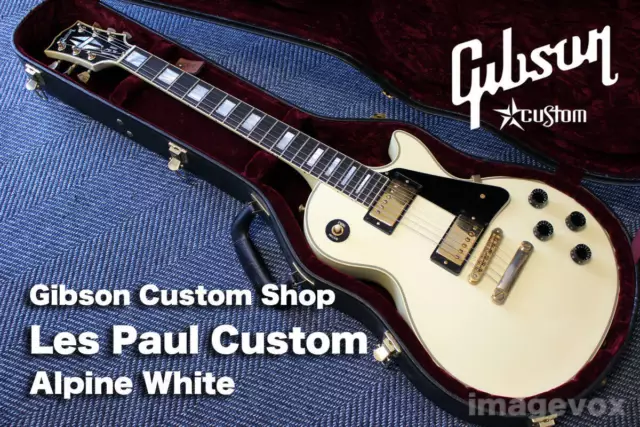 Gibson Custom Shop Les Paul Custom Alpine White/ Gibson Les Paul Custom (white)